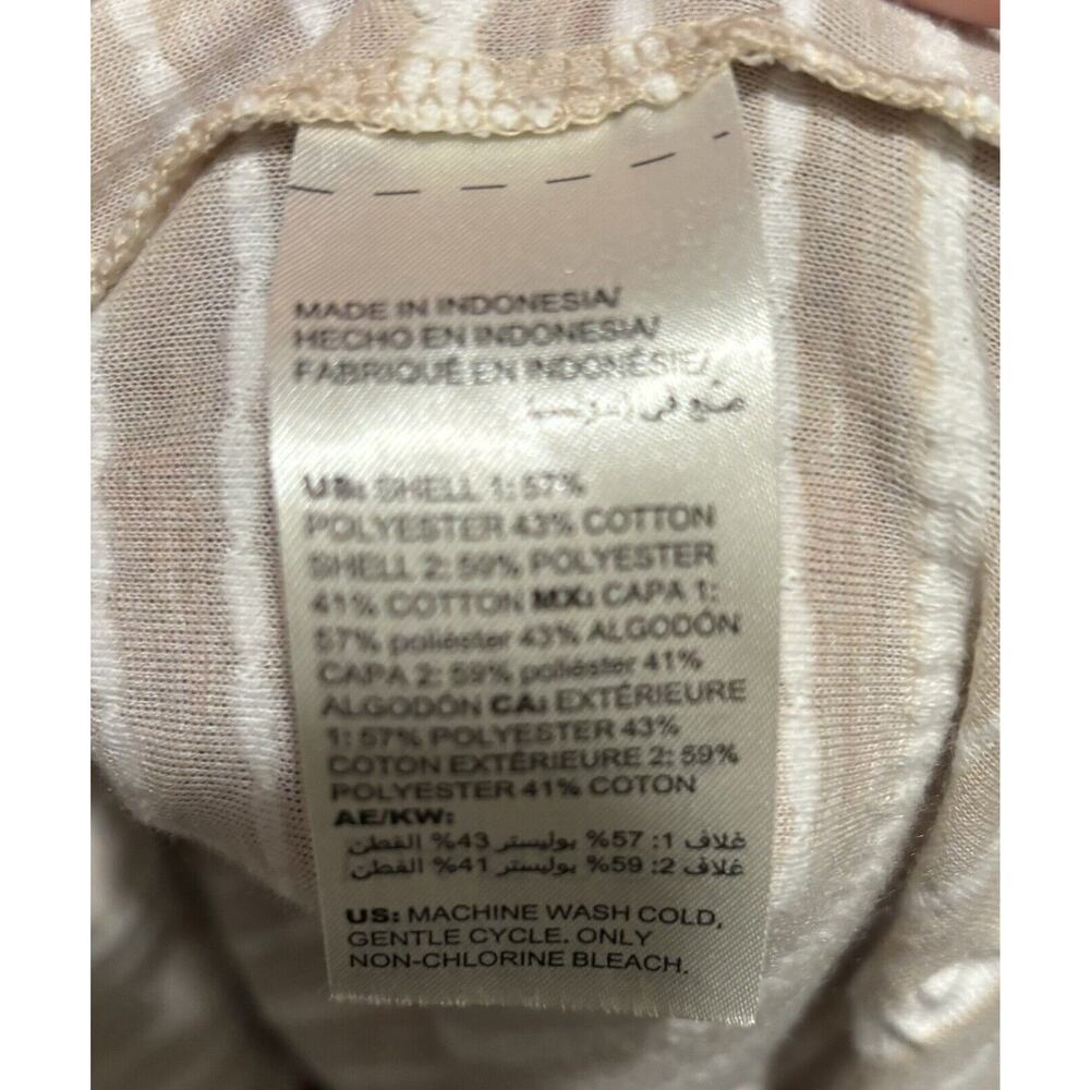 Chico Cardigan 4 Open Front Drape Topper Beige An… - image 5